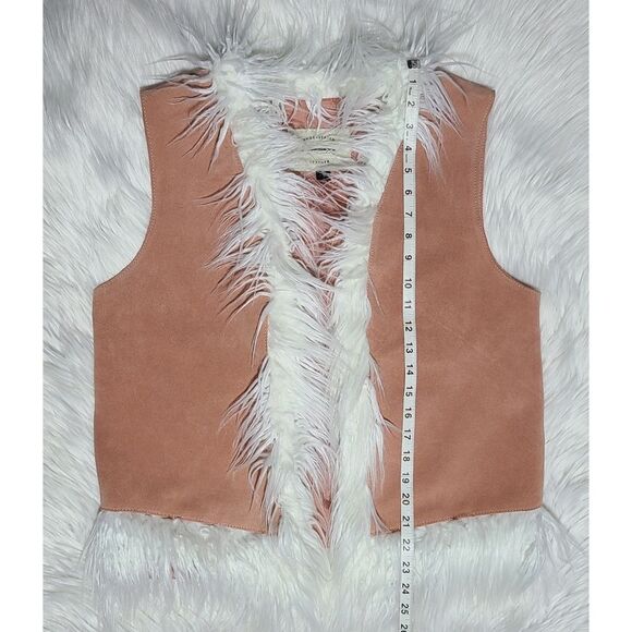 NWOT|Free People Indigo River Leather Vest, LARGE - Picture 8 of 9